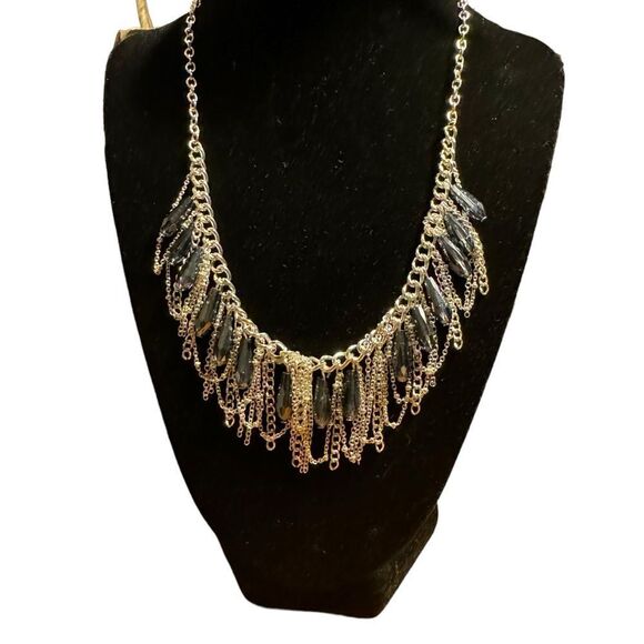 Style & Co Bead & Chain Statement Necklace, 18" + 3" Extender - Picture 2 of 5